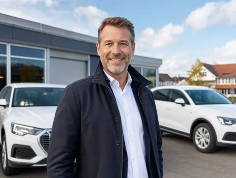 Verkäufer aus Spenge mit dem verkauften Fahrzeug